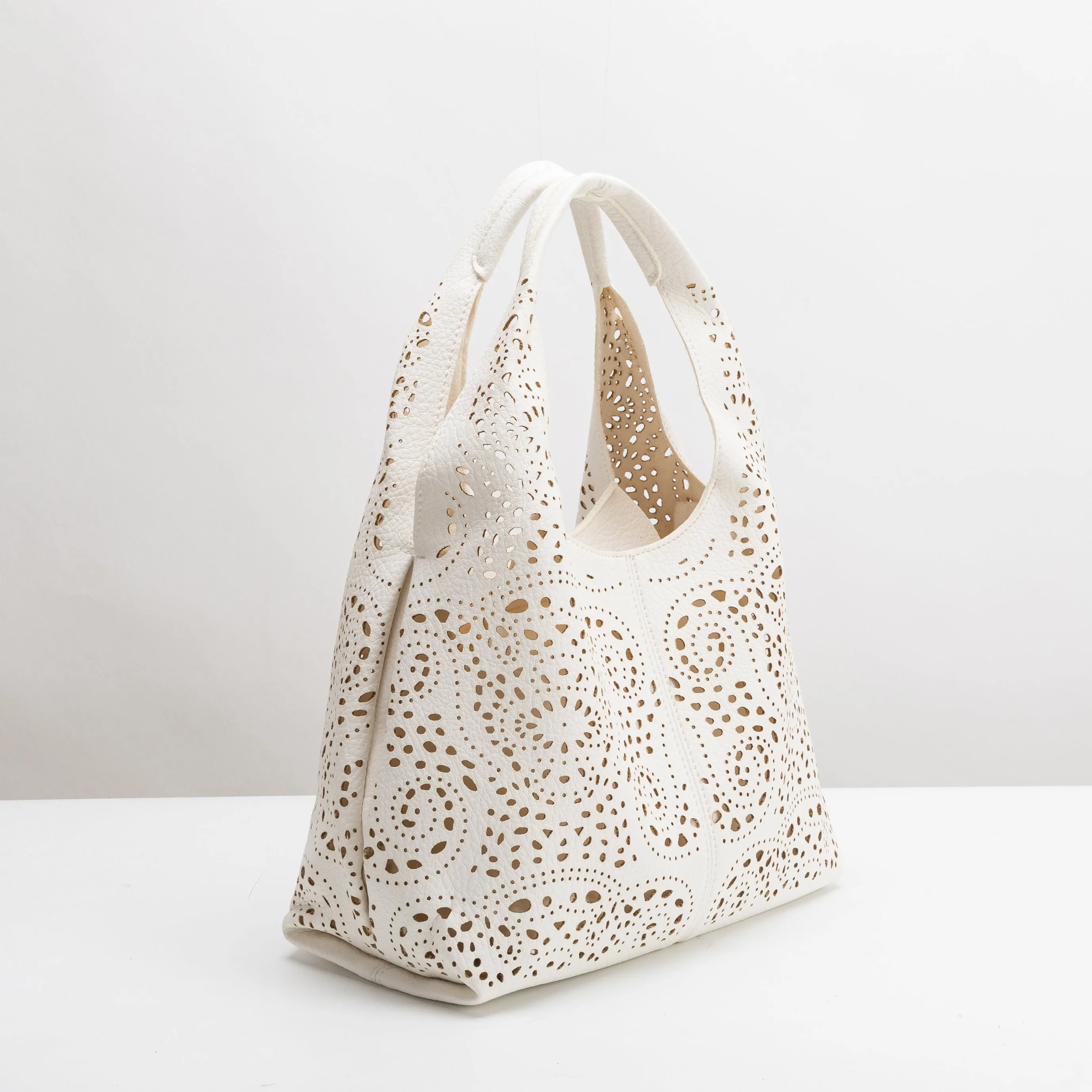 Farrow Ivory Small Vegan Leather Tote Bag sold by Melie Bianco product image thumbnail 2