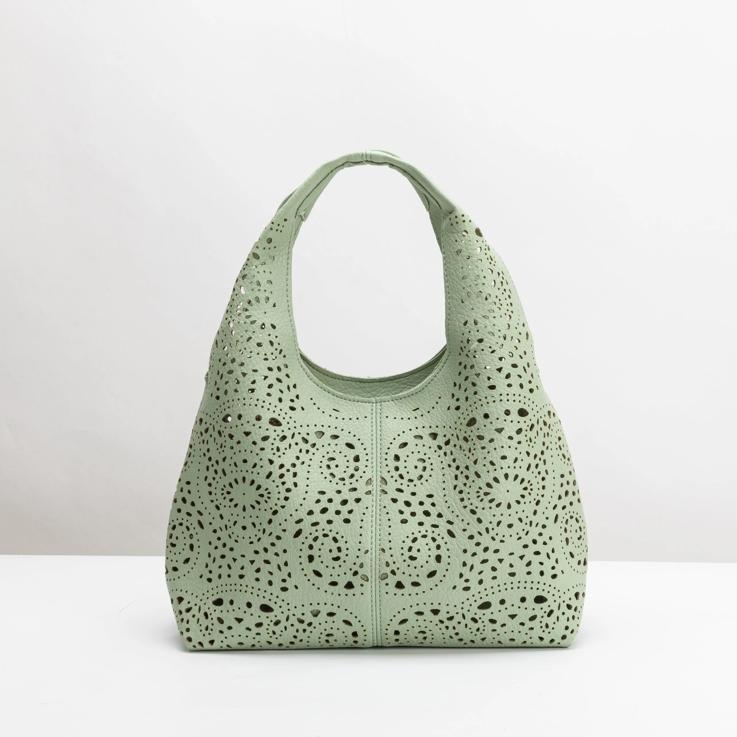 Farrow Mint Small Vegan Leather Tote Bag sold by Melie Bianco