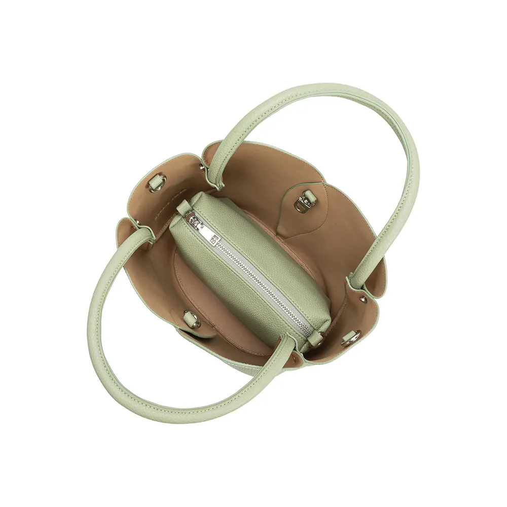 Tulip Sage Recycled Vegan Top Handle Bag sold by Melie Bianco product image thumbnail 5