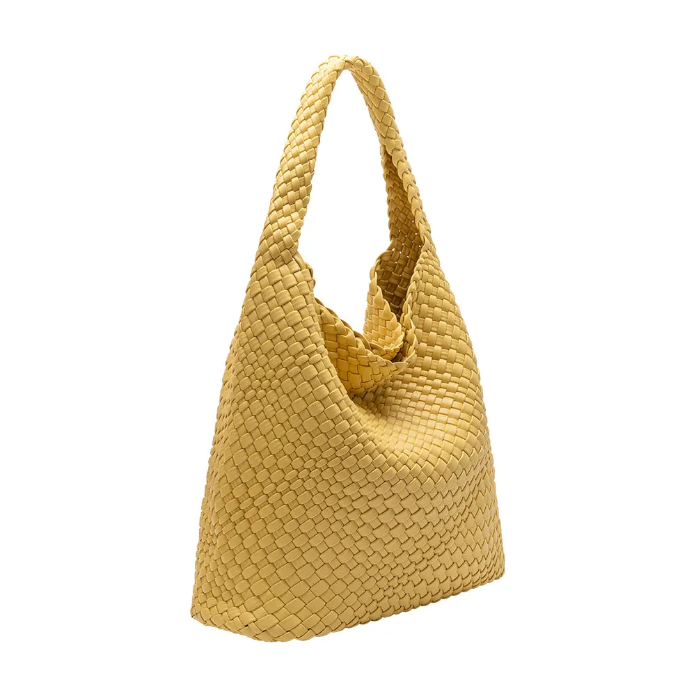 Johanna Yellow Large Recycled Vegan Shoulder Bag sold by Melie Bianco product image thumbnail 2