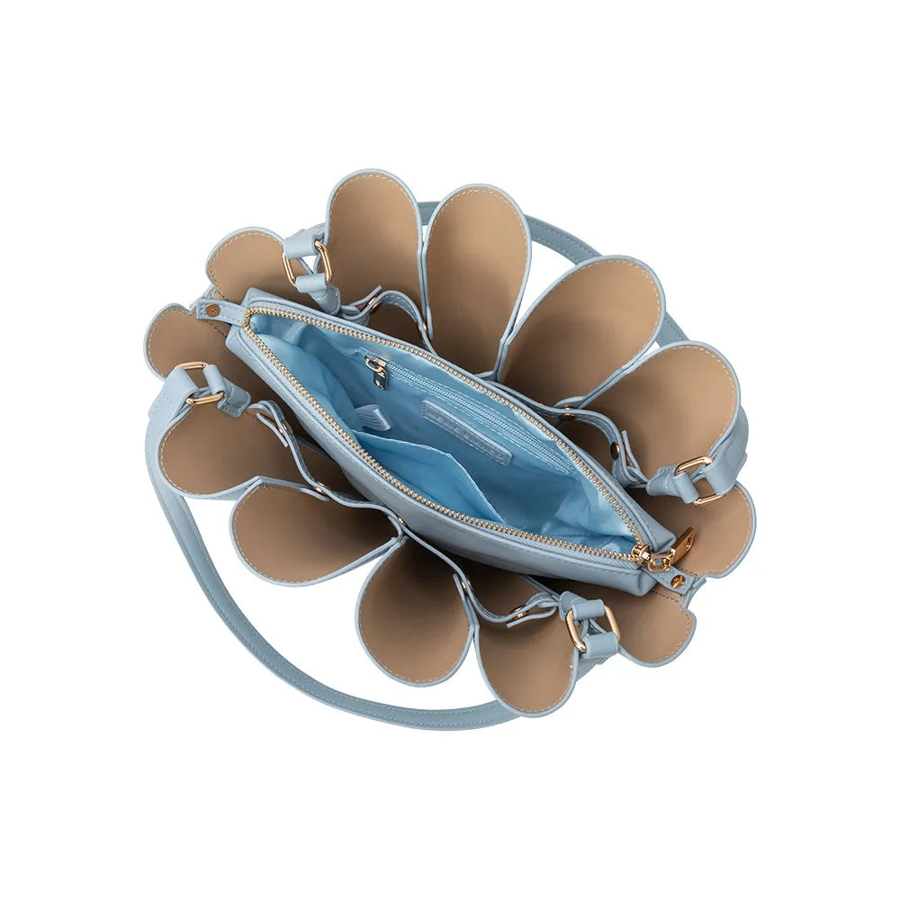 Shellie Blue Recycled Vegan Shoulder Bag sold by Melie Bianco product image thumbnail 4