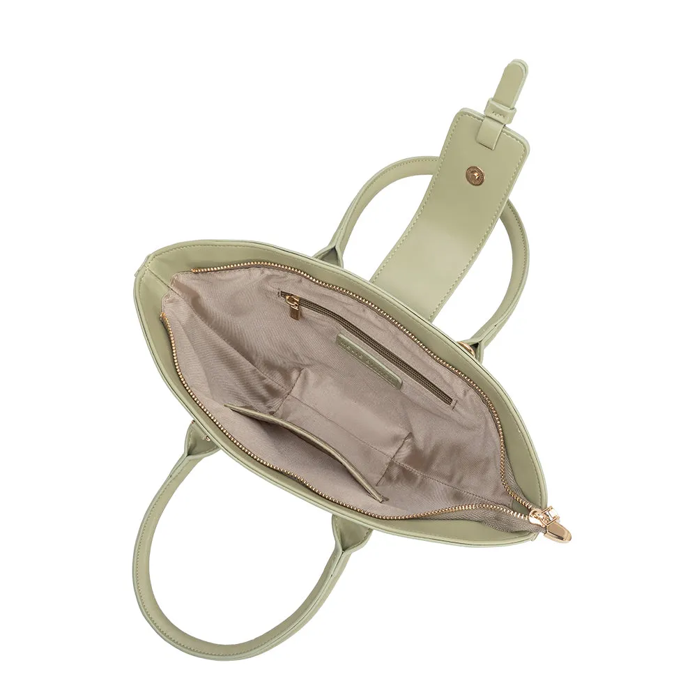 Violet Mint Recycled Vegan Leather Crossbody Bag sold by Melie Bianco product image thumbnail 4