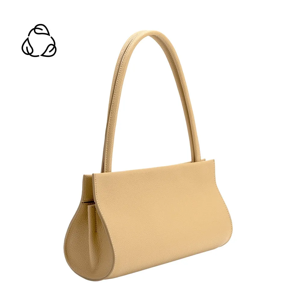 Ryleigh Yellow Recycled Vegan Leather Shoulder Bag sold by Melie Bianco