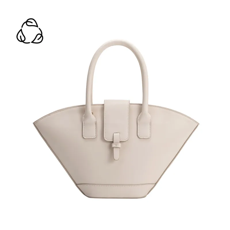 Violet Ivory Recycled Vegan Leather Crossbody Bag sold by Melie Bianco