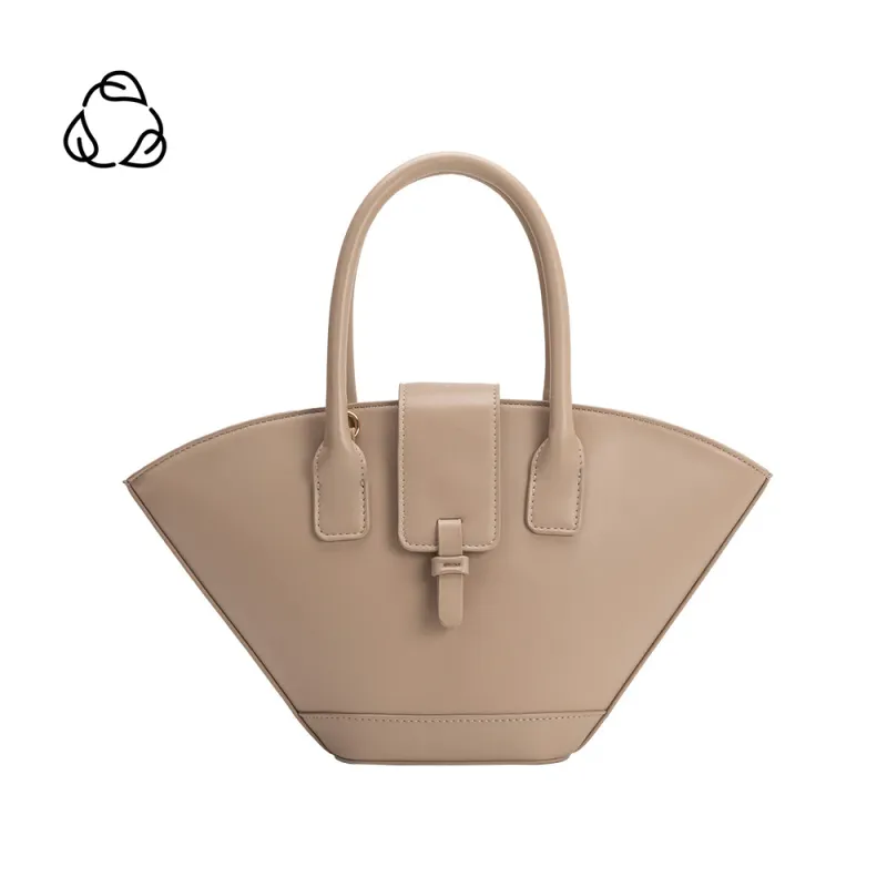 Violet Nude Recycled Vegan Leather Crossbody Bag sold by Melie Bianco