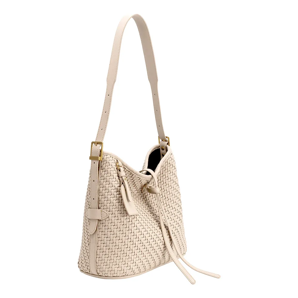Thalia Bone Recycled Vegan Leather Tote Bag sold by Melie Bianco product image thumbnail 2