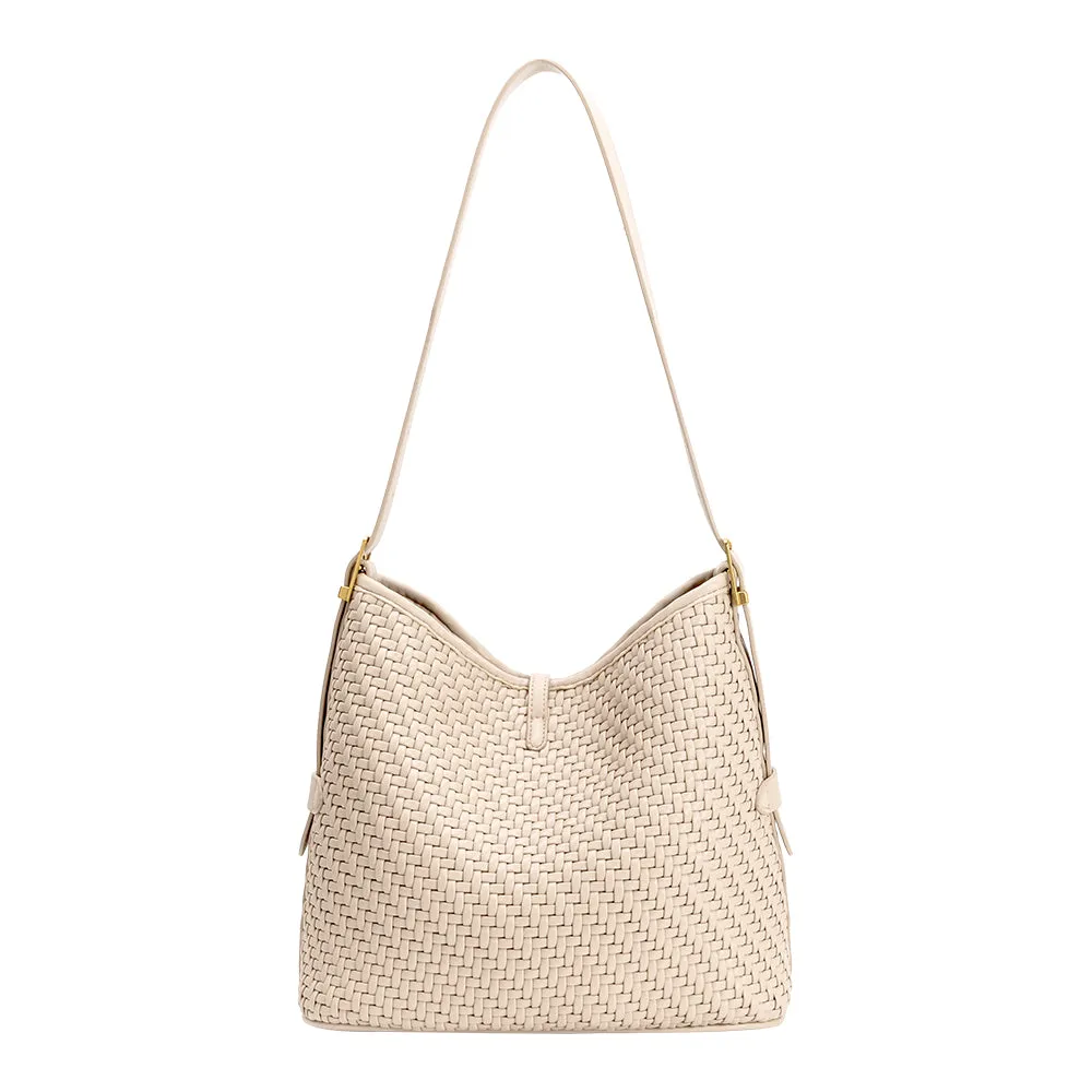 Thalia Bone Recycled Vegan Leather Tote Bag sold by Melie Bianco product image thumbnail 3