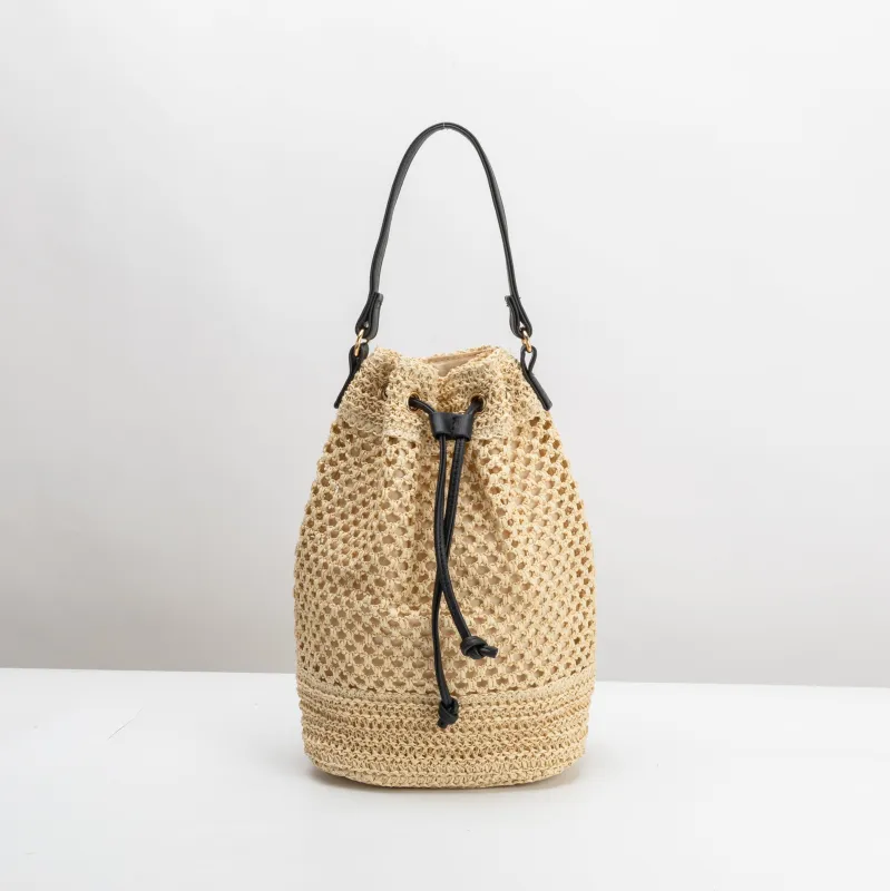 SAMPLE SM6846 Black Top Handle Bag - FINAL SALE made by Melie Bianco