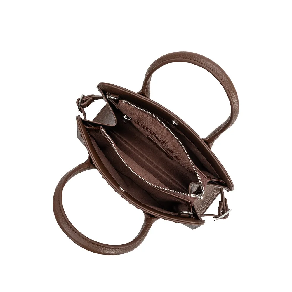 SAMPLE BD1030 Espresso Top Handle Bag - FINAL SALE sold by Melie Bianco product image thumbnail 3