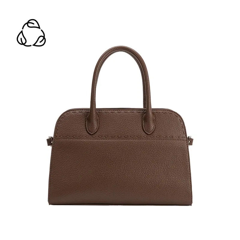 SAMPLE BD1030 Espresso Top Handle Bag - FINAL SALE made by Melie Bianco