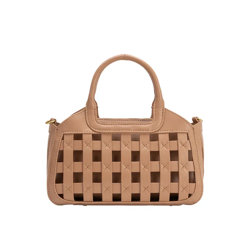 SAMPLE CA2062 Tan Crossbody Bag - FINAL SALE made by Melie Bianco