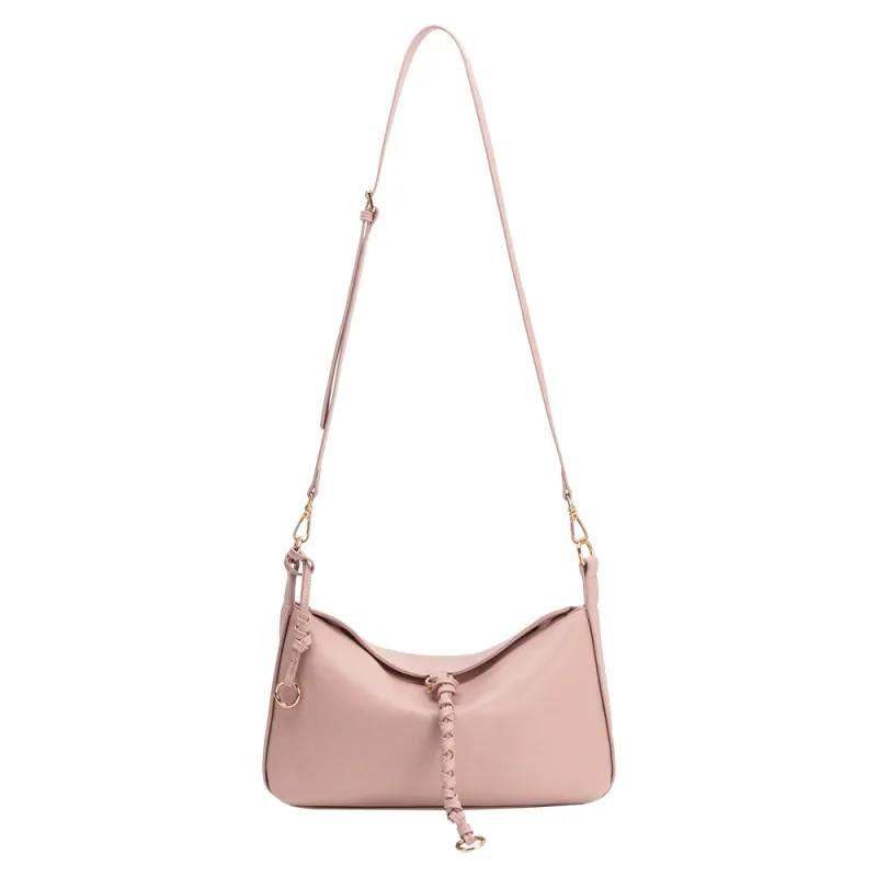 SAMPLE CA2046 Blush Crossbody Bag - FINAL SALE made by Melie Bianco