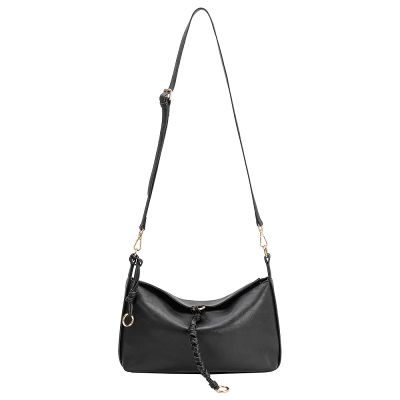 SAMPLE CA2046 Black Crossbody Bag - FINAL SALE made by Melie Bianco