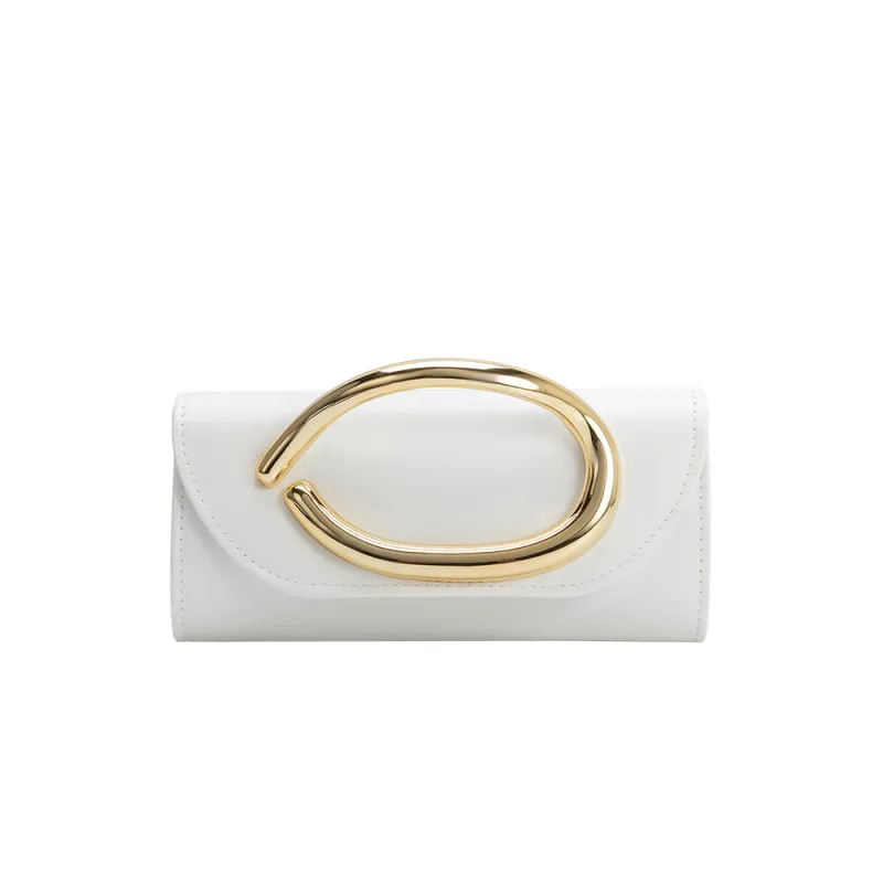 SAMPLE BD3020 White Crossbody - FINAL SALE made by Melie Bianco