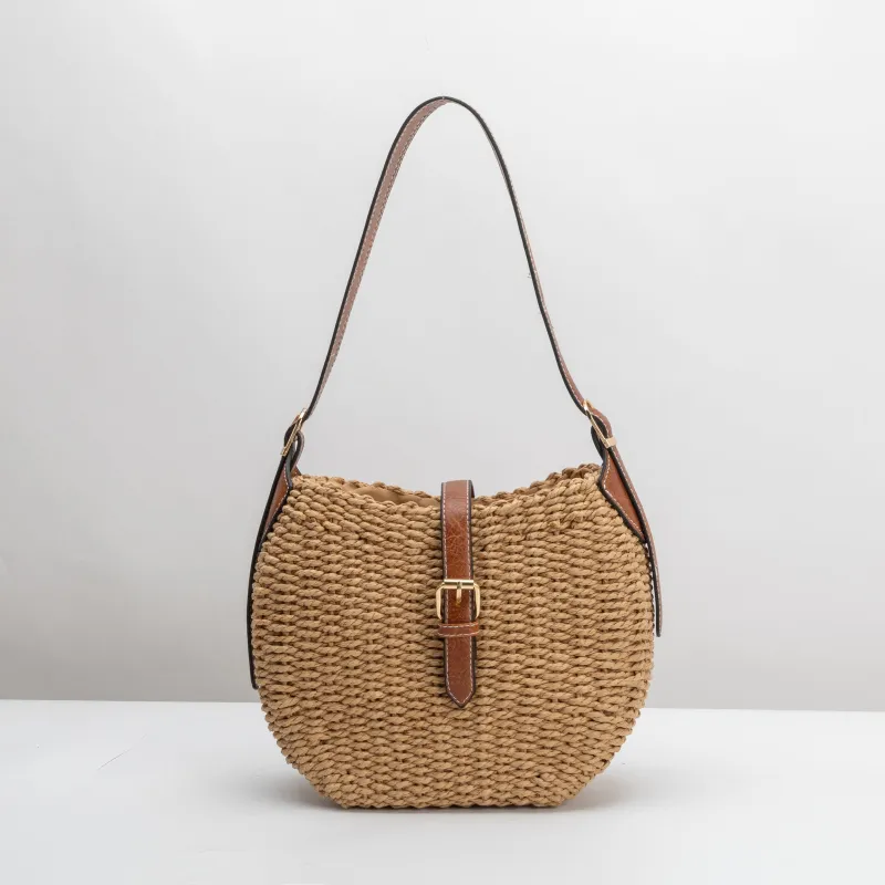 SAMPLE SM6592 Tan Shoulder Bag - FINAL SALE made by Melie Bianco