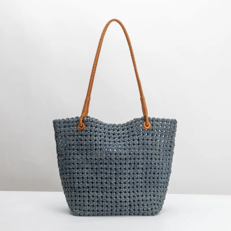 SAMPLE SM6780 Denim Tote Bag - FINAL SALE made by Melie Bianco
