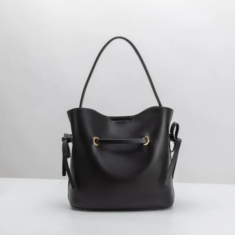SAMPLE SM5833 Black Top Handle Bag - FINAL SALE made by Melie Bianco