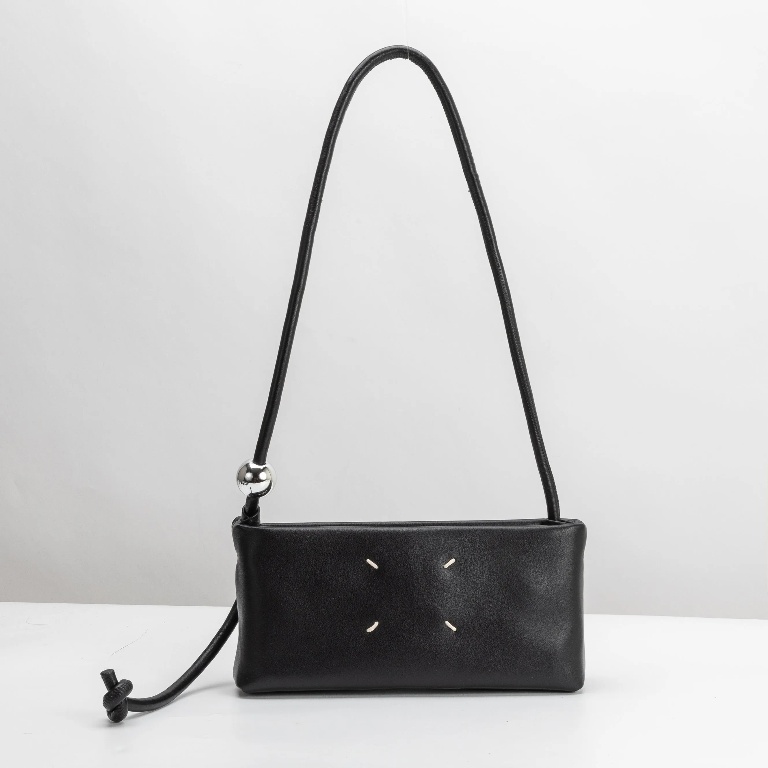 SAMPLE SM7026 Black Shoulder Bag - FINAL SALE sold by Melie Bianco