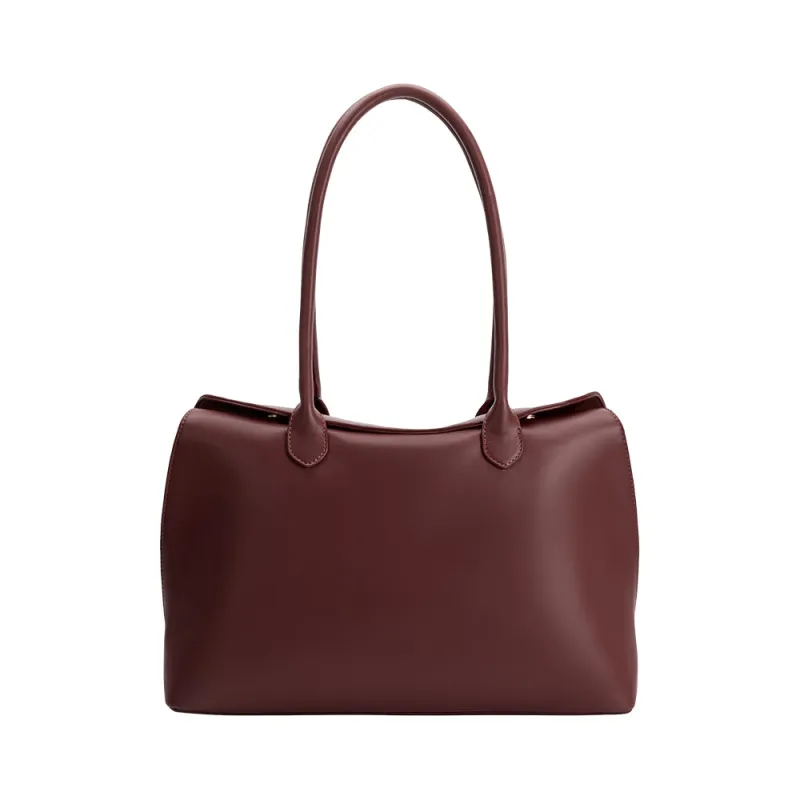 SAMPLE BD1028 Burgundy Top Handle Bag - FINAL SALE made by Melie Bianco