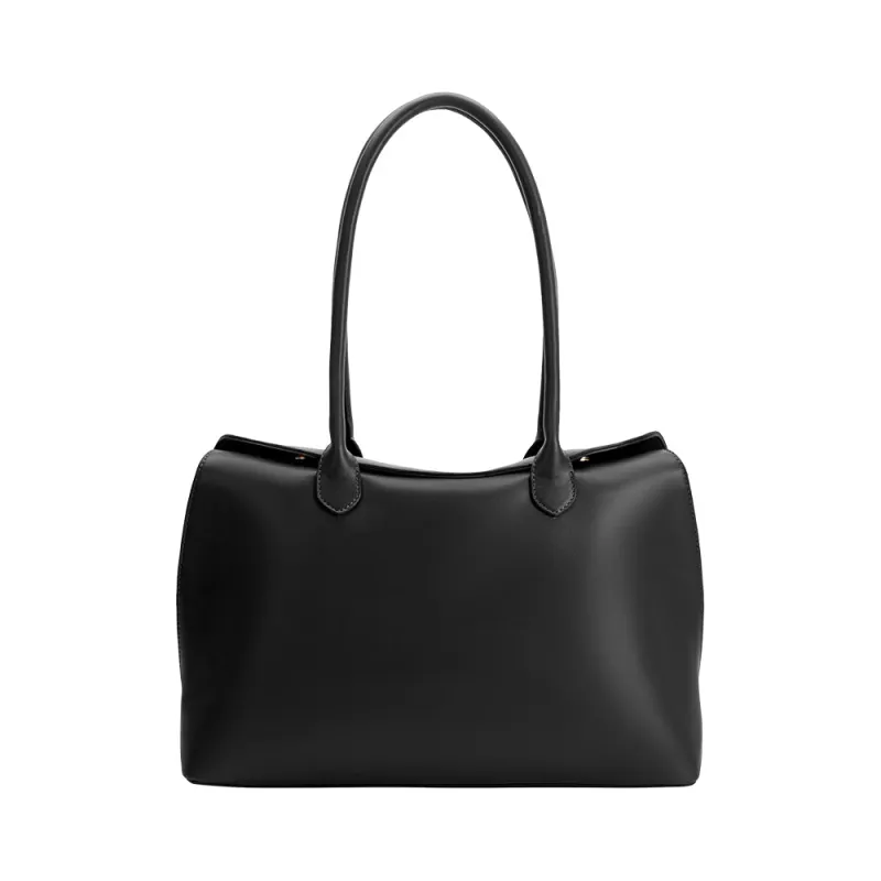 SAMPLE BD1028 Black Top Handle Bag - FINAL SALE made by Melie Bianco