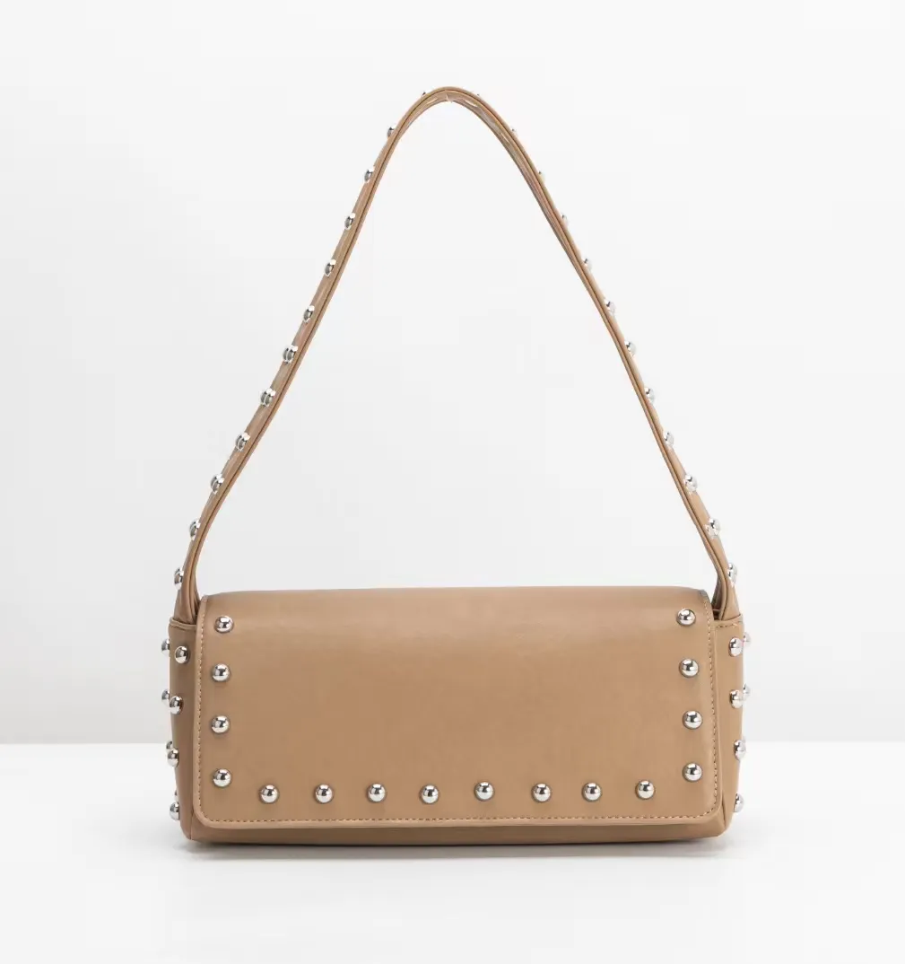 SAMPLE SM7439 Tan Shoulder Bag - FINAL SALE sold by Melie Bianco