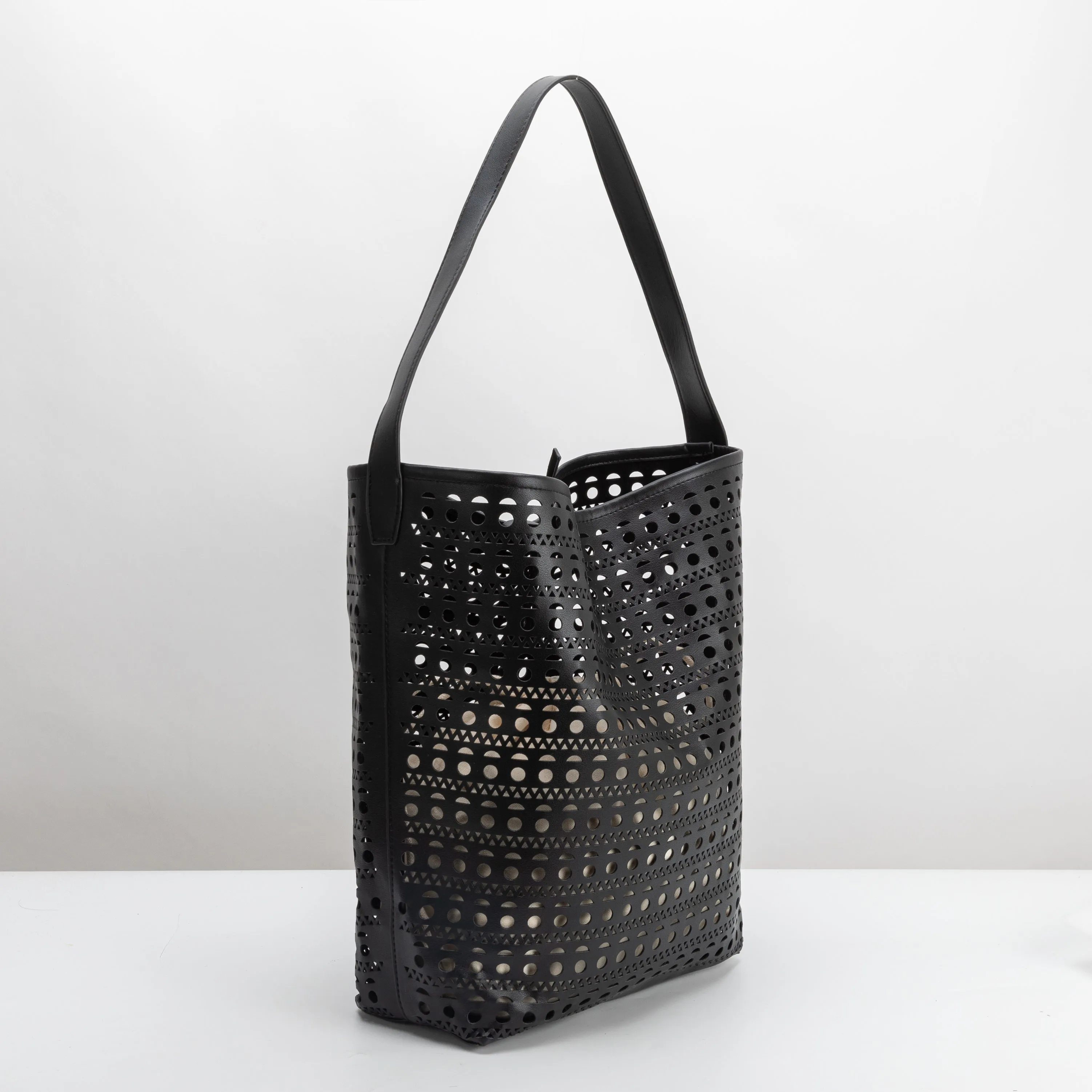 SAMPLE SM7073 Black Tote Bag - FINAL SALE sold by Melie Bianco product image thumbnail 2
