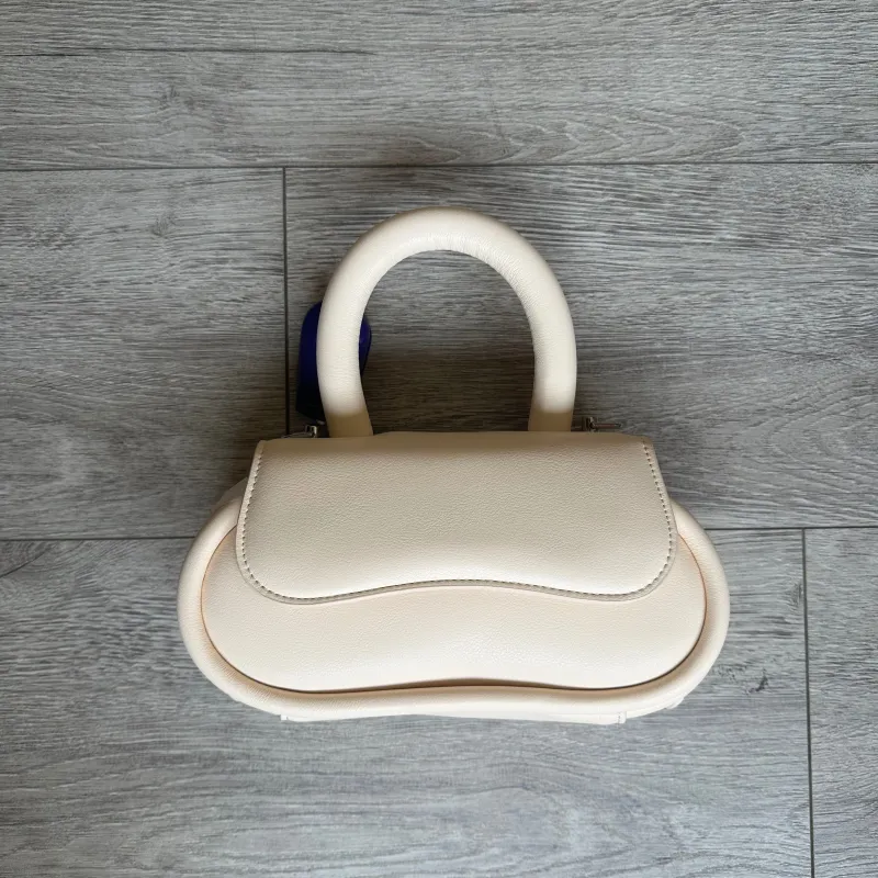 SAMPLE DE9830 Peach Cream Small Crossbody Bag - FINAL SALE made by Melie Bianco