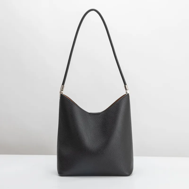SAMPLE SM7096 Black Medium Tote Bag - FINAL SALE made by Melie Bianco