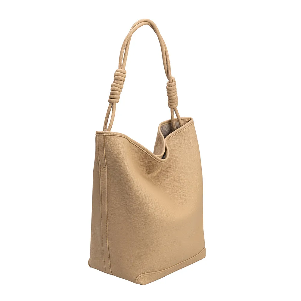 Adeline Nude Large Recycled Vegan Tote Bag sold by Melie Bianco product image thumbnail 2