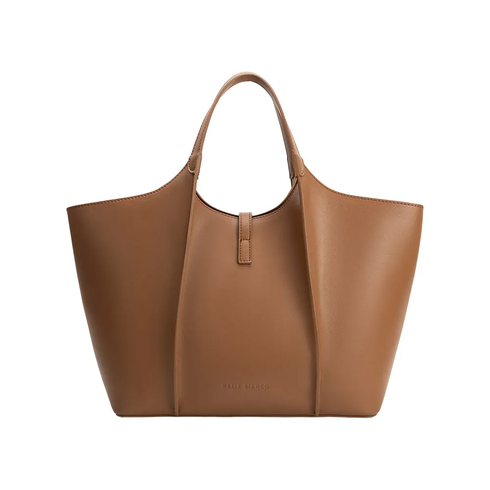 Malia Mocha Recycled Vegan Tote Bag sold by Melie Bianco product image thumbnail 3