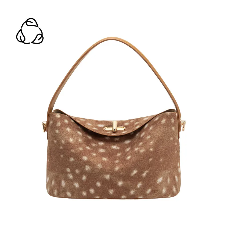 Lana Bambi Recycled Vegan Leather Crossbody Bag made by Melie Bianco
