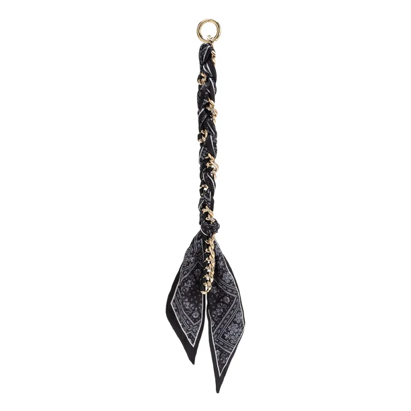 Scarf Chain Navy Bag Charm made by Melie Bianco