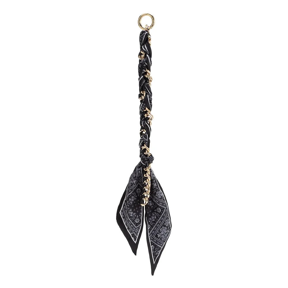 Scarf Chain Navy Bag Charm sold by Melie Bianco