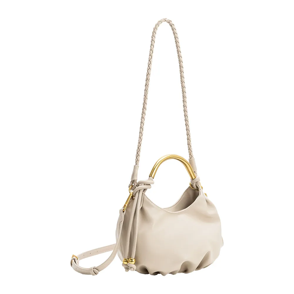 Dottie Mushroom Recycled Vegan Leather Top Handle Bag sold by Melie Bianco product image thumbnail 2