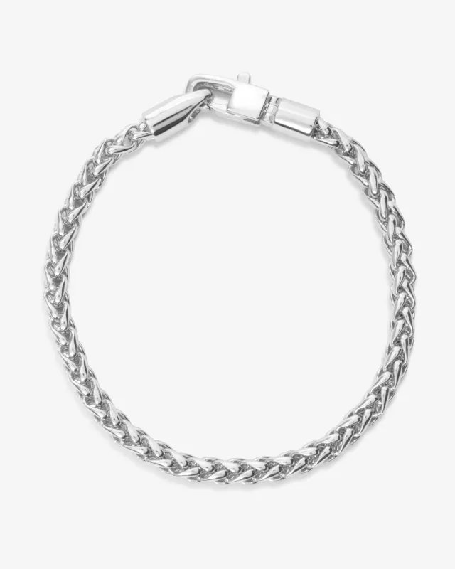 Harper Franco Chain Bracelet - Silver sold by Melinda Maria