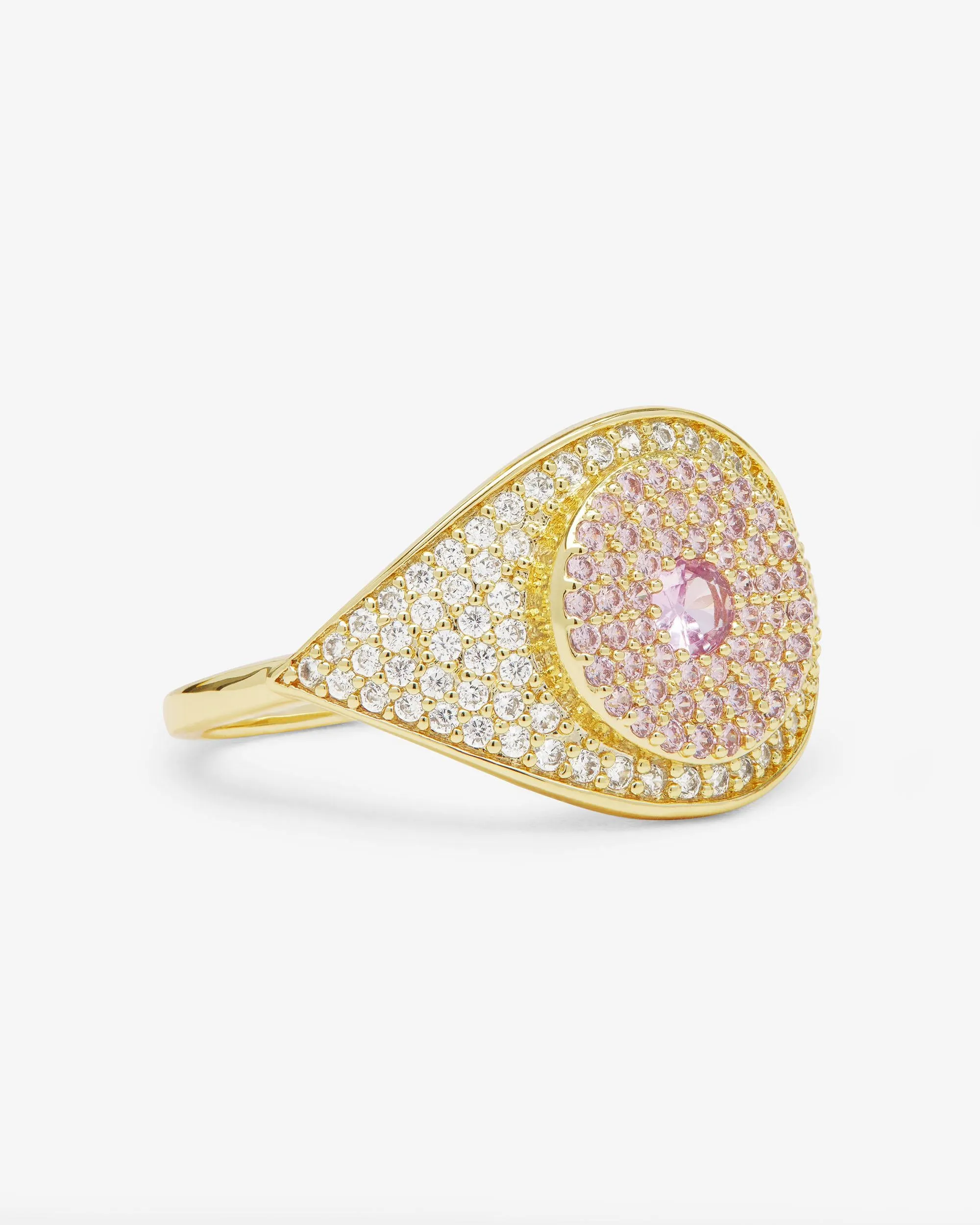 Rose Evil Eye Ring - Gold|Pink Sapphire sold by Melinda Maria product image thumbnail 3