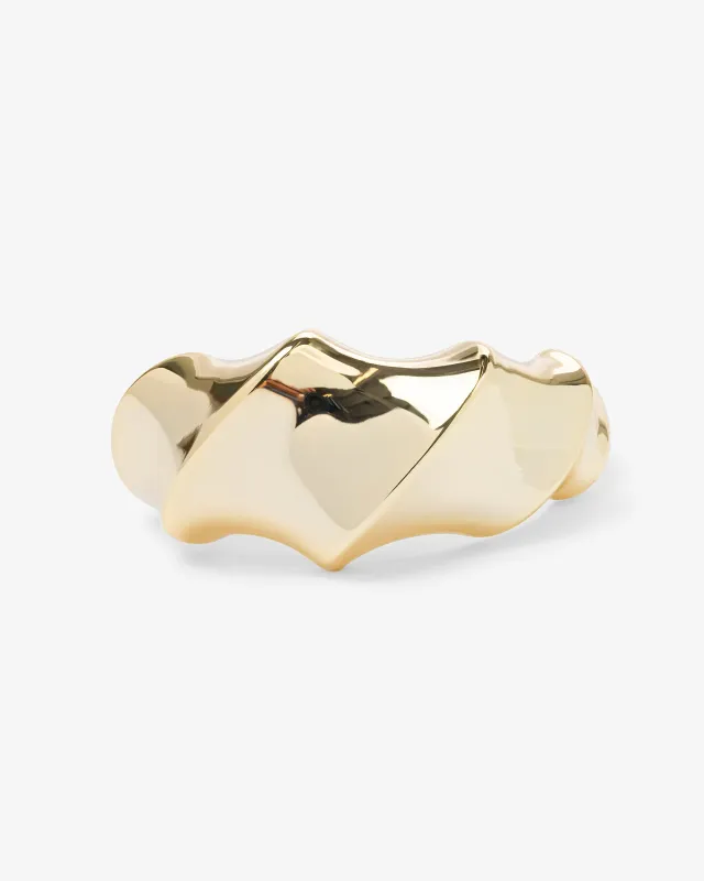 With a Twist Ring - Gold sold by Melinda Maria