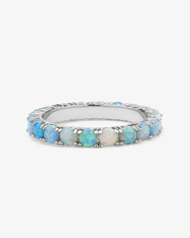Heiress Ombré Ring - Silver|Blue Opal Ombré sold by Melinda Maria