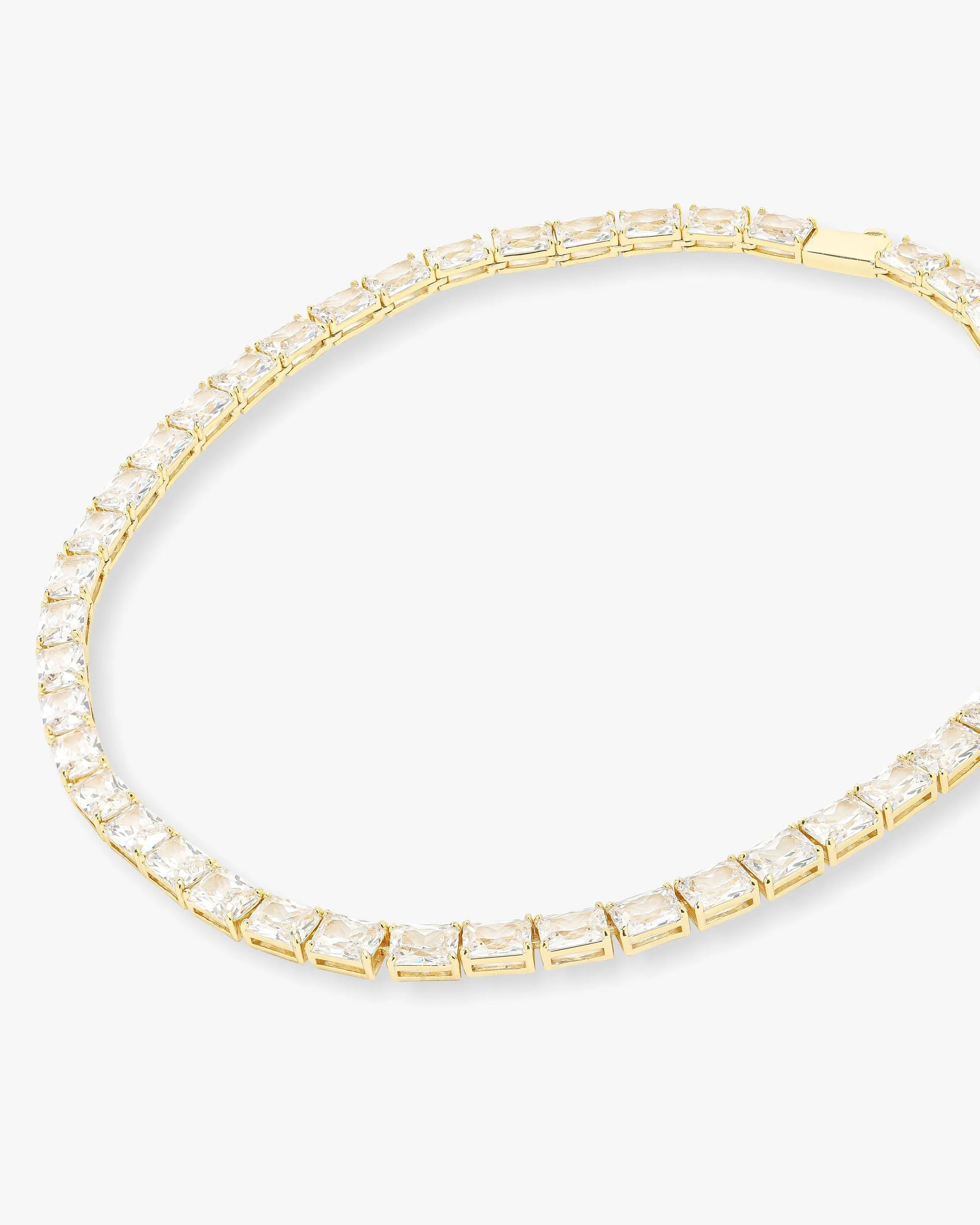 Grand Slam Tennis Necklace - Gold|White Diamondettes sold by Melinda Maria product image thumbnail 4