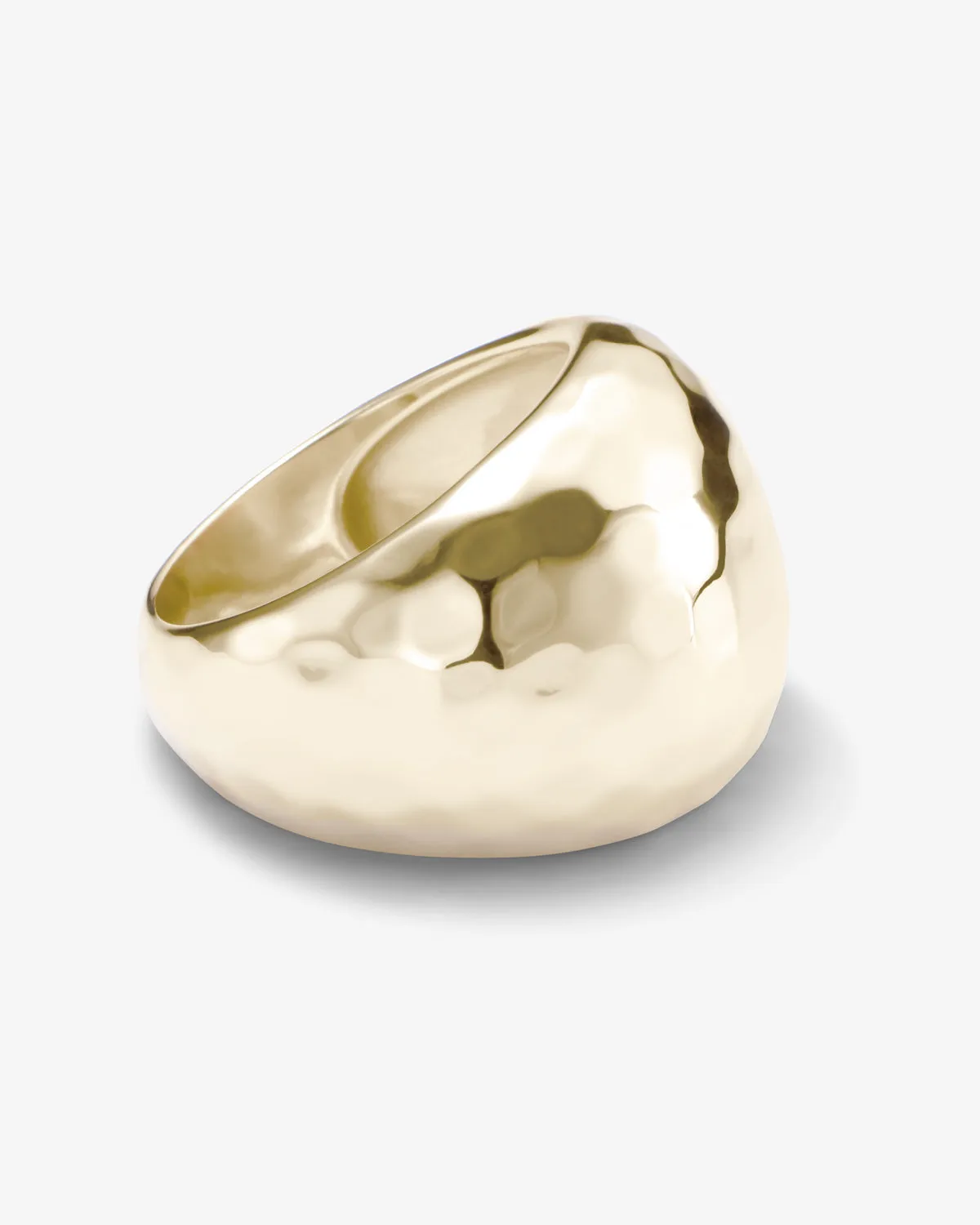 Thick Ass Hammered Ring - Gold sold by Melinda Maria product image thumbnail 2