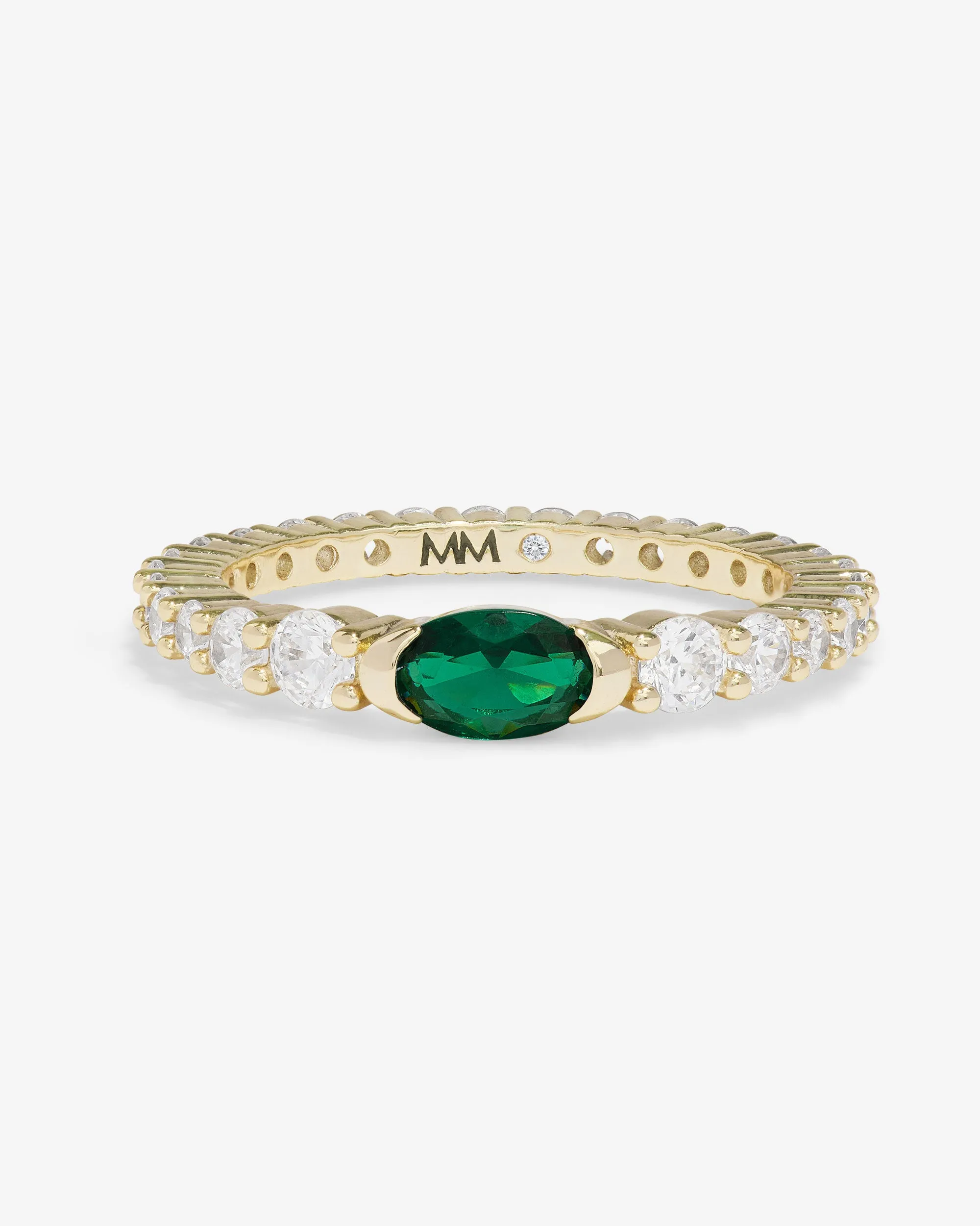 The Maven Ring - Gold|Emerald sold by Melinda Maria