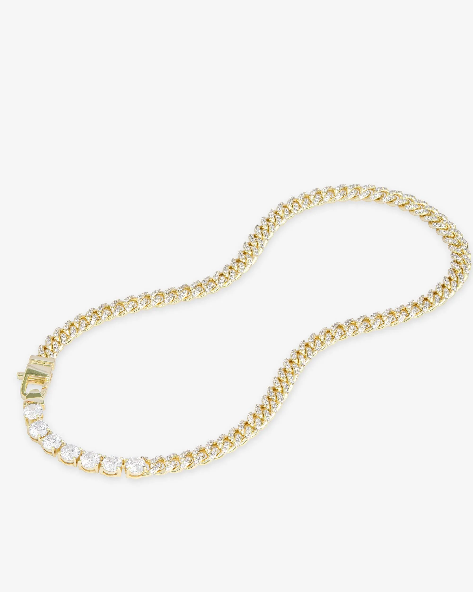 Pavé Julian Loves Diamonds Necklace - Gold|White Diamondettes sold by Melinda Maria product image thumbnail 5