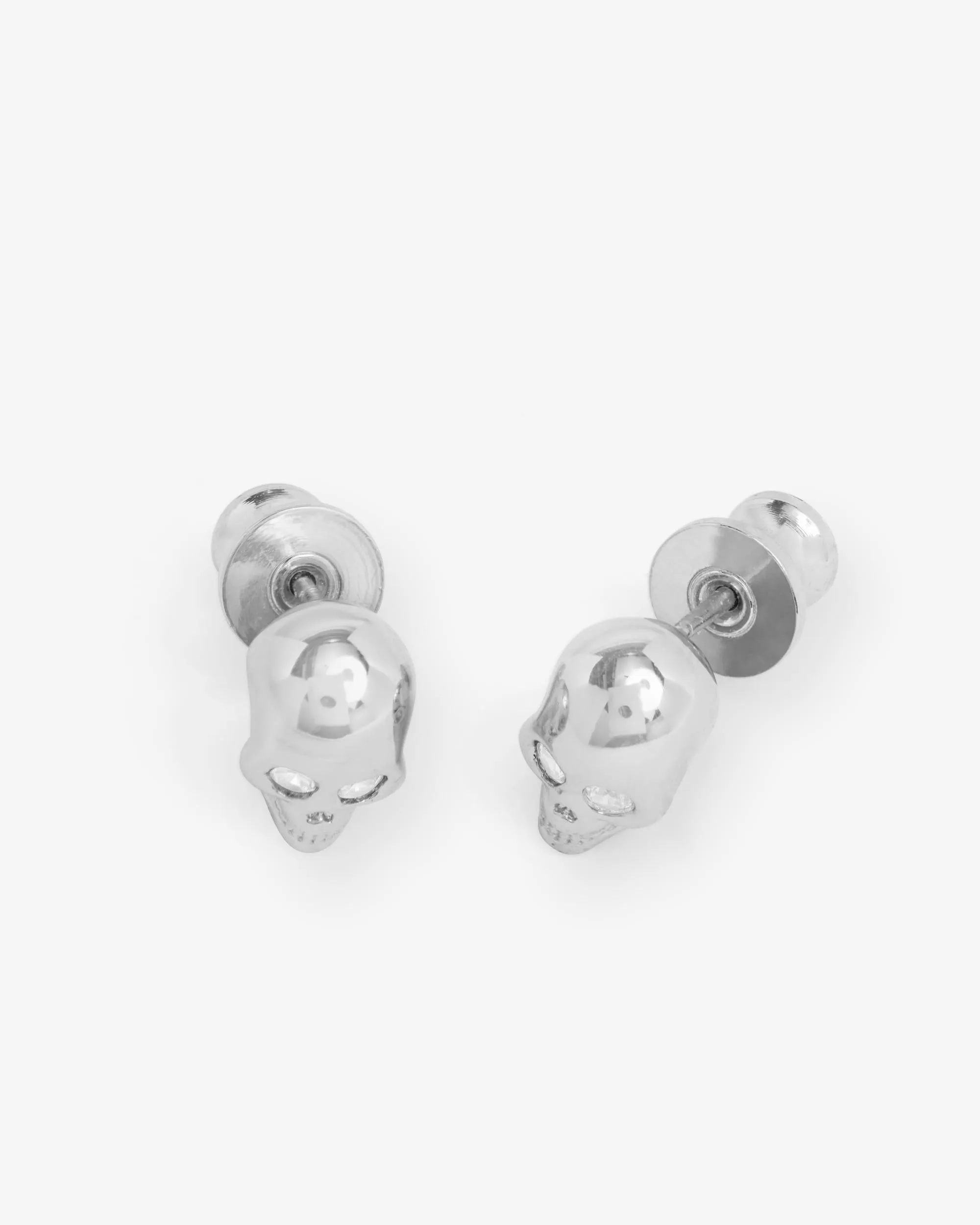 Ride or Die Studs - Silver|White Diamondettes sold by Melinda Maria product image thumbnail 3