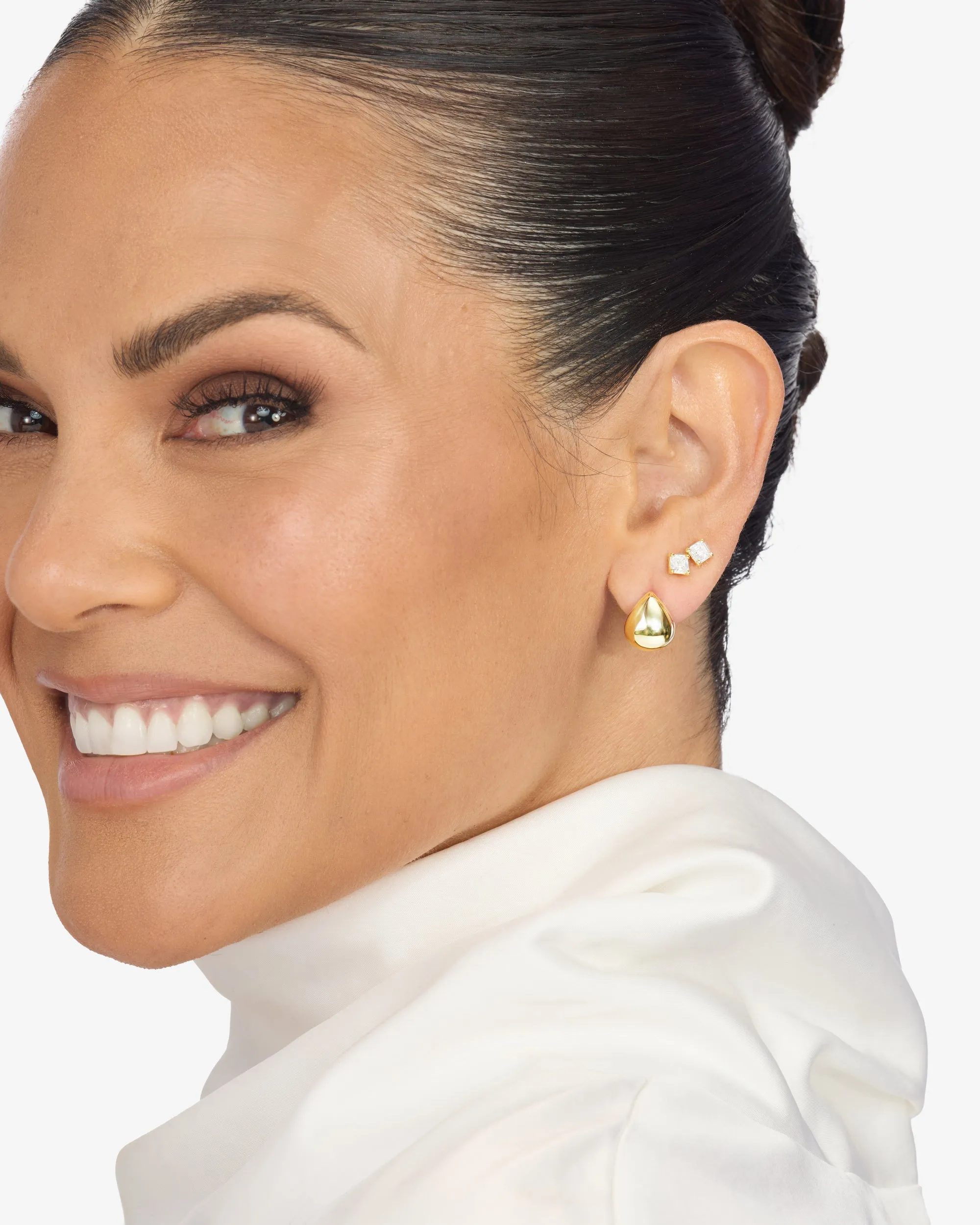 Lil' Norah Earrings - Gold sold by Melinda Maria product image thumbnail 4