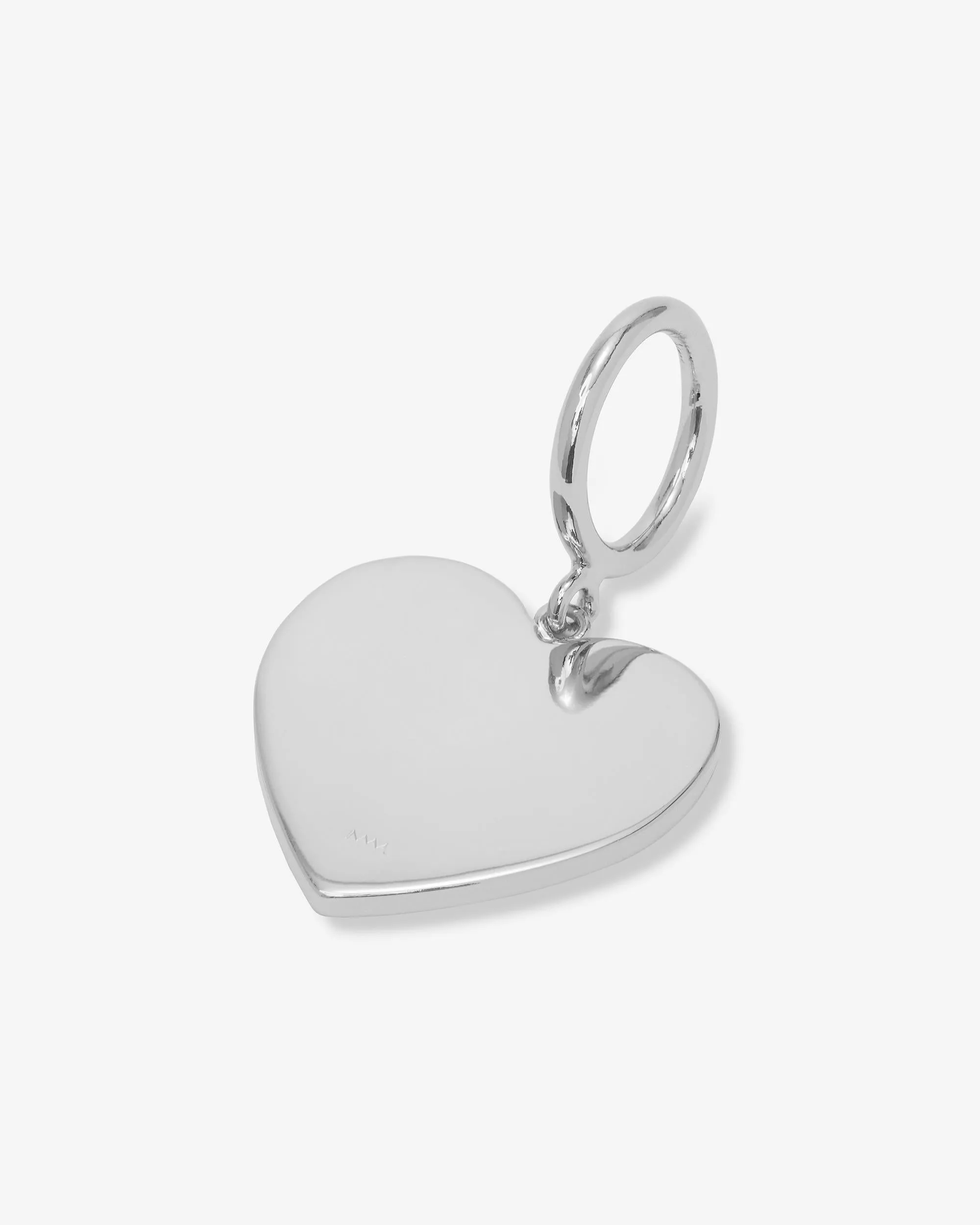 XL Heart Engravable Dog Tag - Silver sold by Melinda Maria product image thumbnail 4
