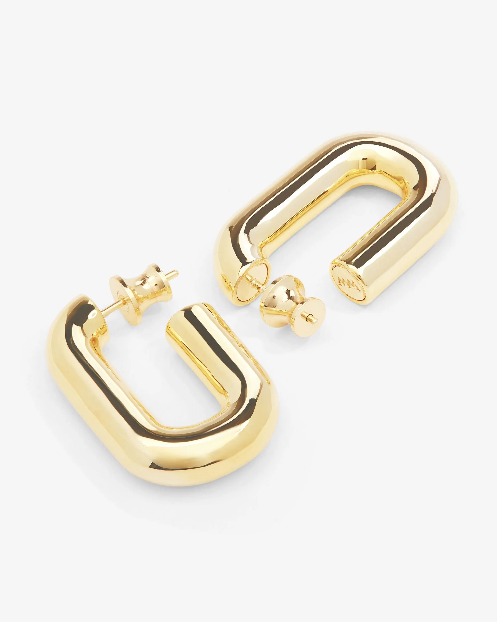 Frankie Chain Huggies - Gold sold by Melinda Maria product image thumbnail 3