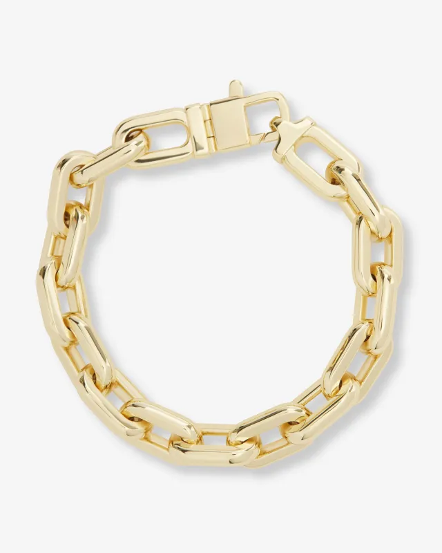 Frankie Chain Bracelet - Gold sold by Melinda Maria