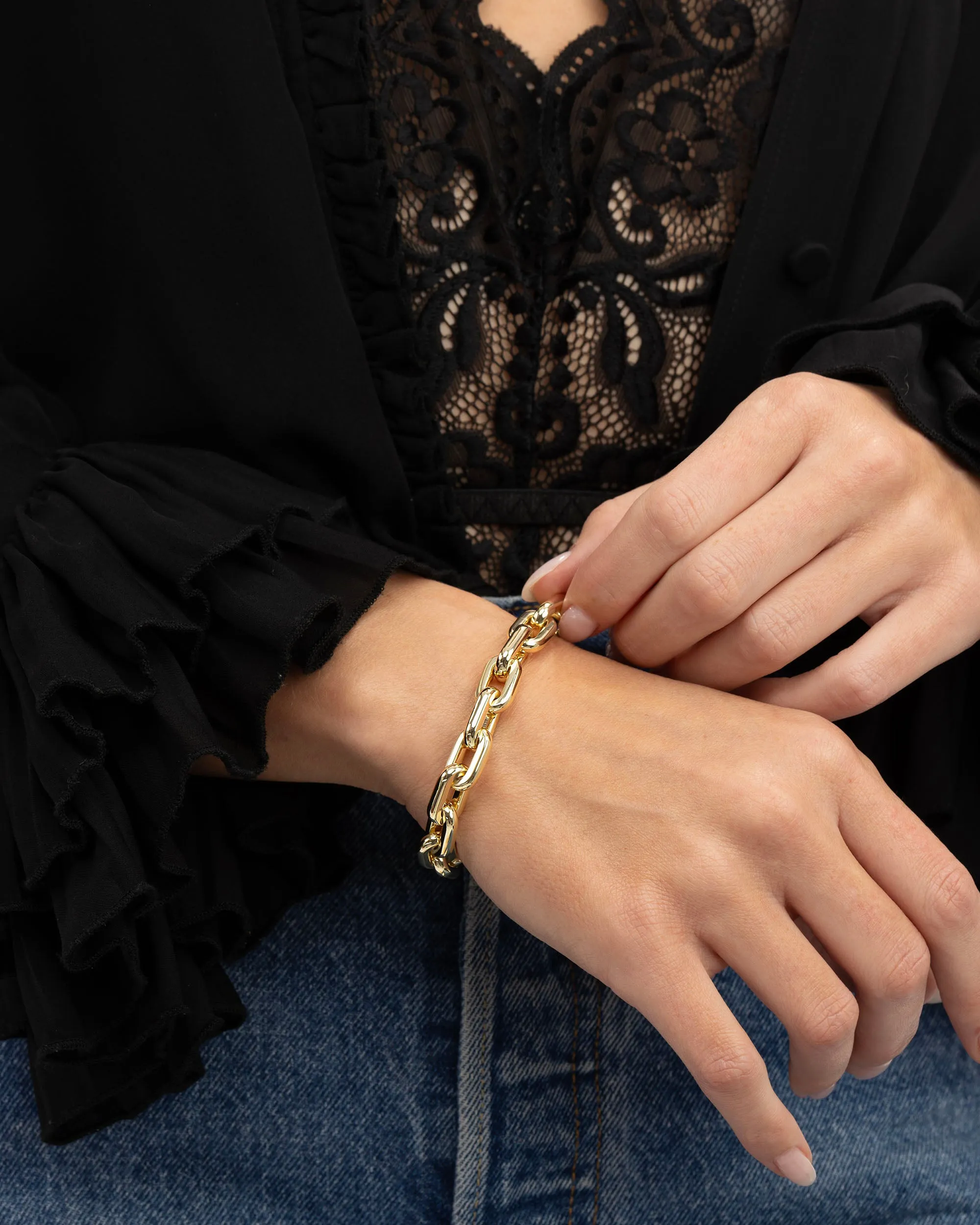 Frankie Chain Bracelet - Gold sold by Melinda Maria product image thumbnail 2