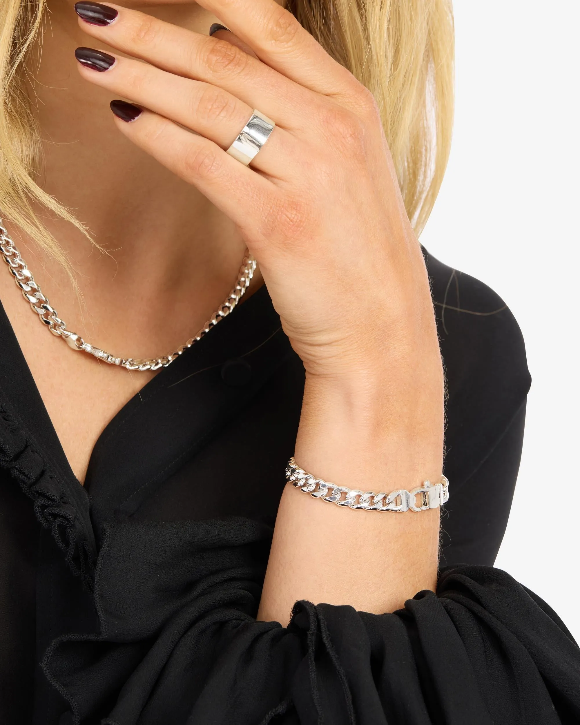 Atlas Thick Band Ring - Silver sold by Melinda Maria product image thumbnail 2