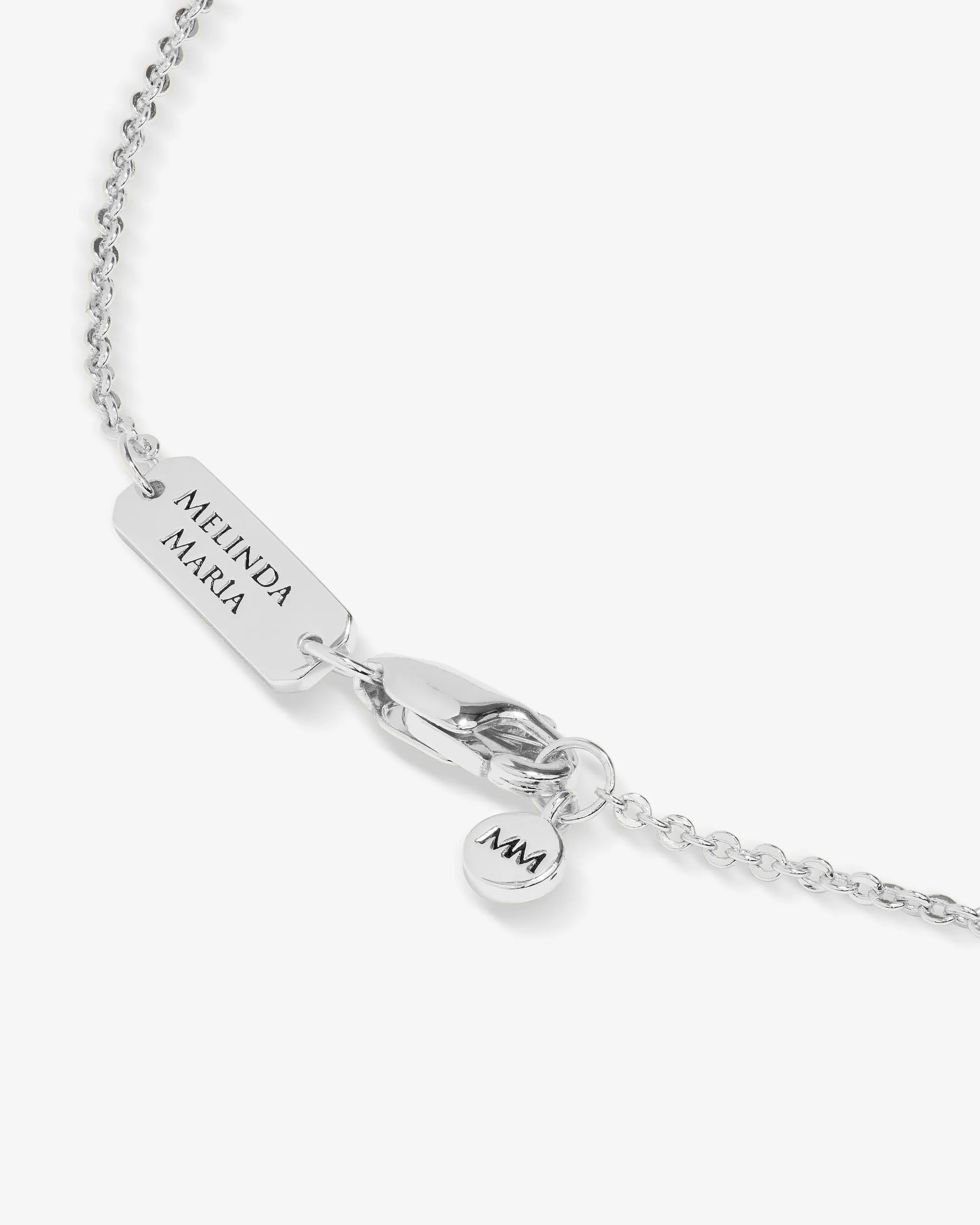 New Beginnings Medallion Necklace - Silver|White Diamondettes sold by Melinda Maria product image thumbnail 5